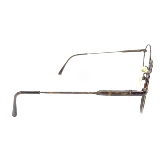 Safilo Team 3826 LV7 Tortoise Brown Round Eyeglasses Frames 49-20 135 Italy - Picture 4 of 12